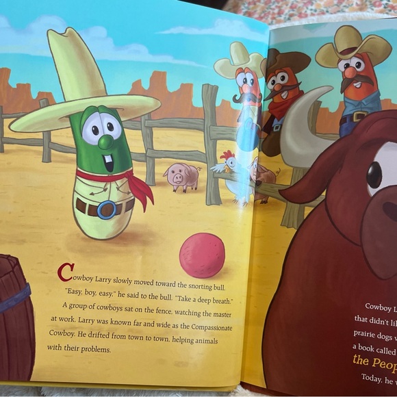 $3/14 / $5/18 | Veggietales: The Clumsiest Cowboy Children’s HC Picture Book 📚 - Picture 6 of 9